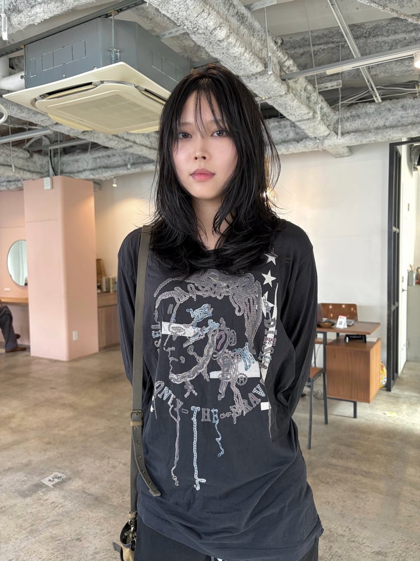 セミロング カラー ブラウンカラー ダークブラウン トリートメント ヘアカラー トリートメント yu maのヘアスタイル