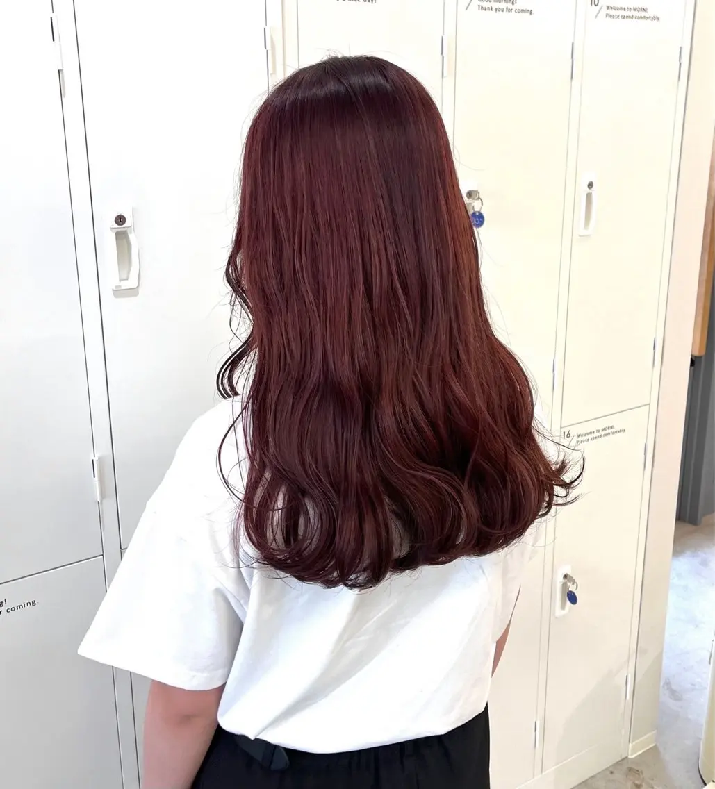 ロング カラー 河上 あかねのヘアスタイル