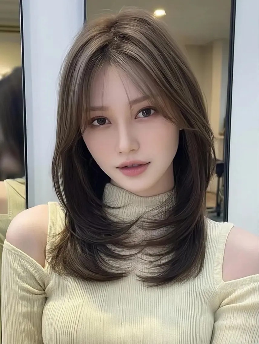 セミロング 橋爪 優真のヘアスタイル
