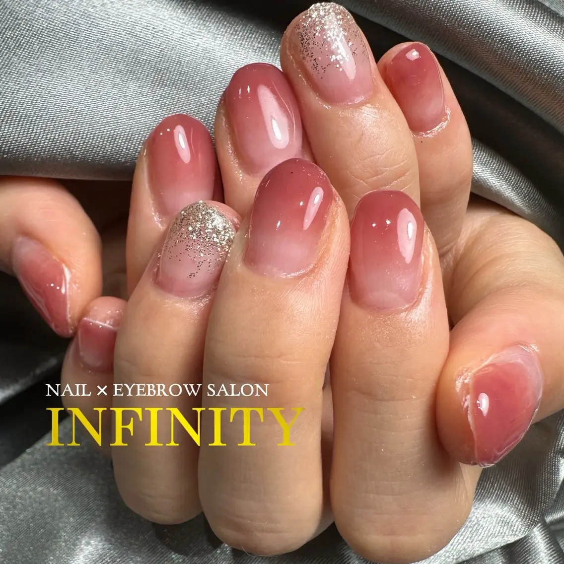 ネイル ジェルネイル ショートネイル INFINITY Sachiのネイルデザイン