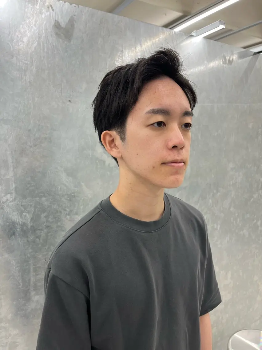 メンズ 刈り上げ 神作 汐里　江古田 /透明感カラー🌿のヘアスタイル