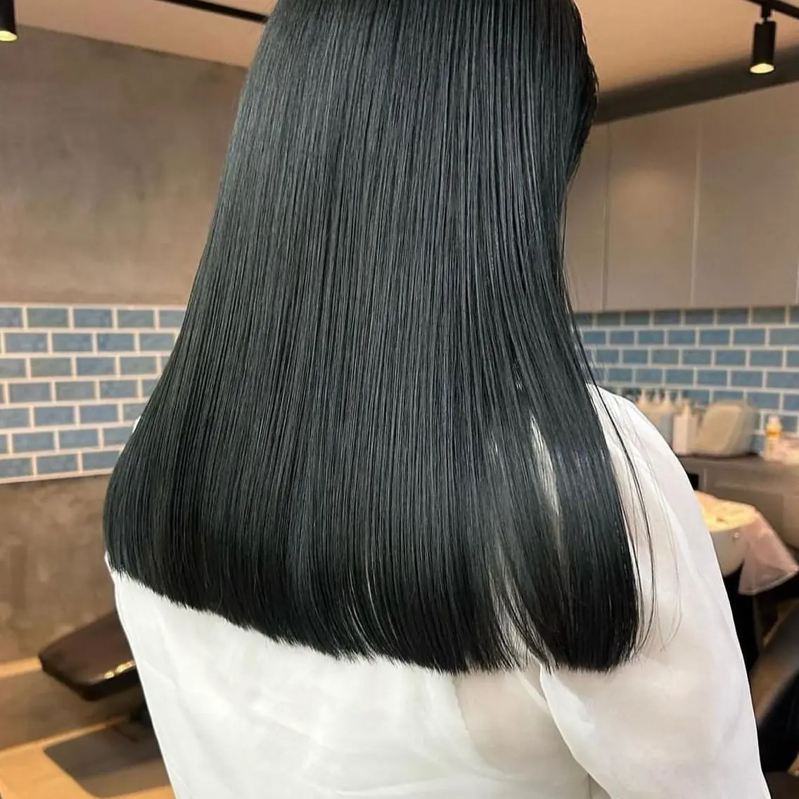 似合わせカット + カラー +カシミヤトリートメントの写真