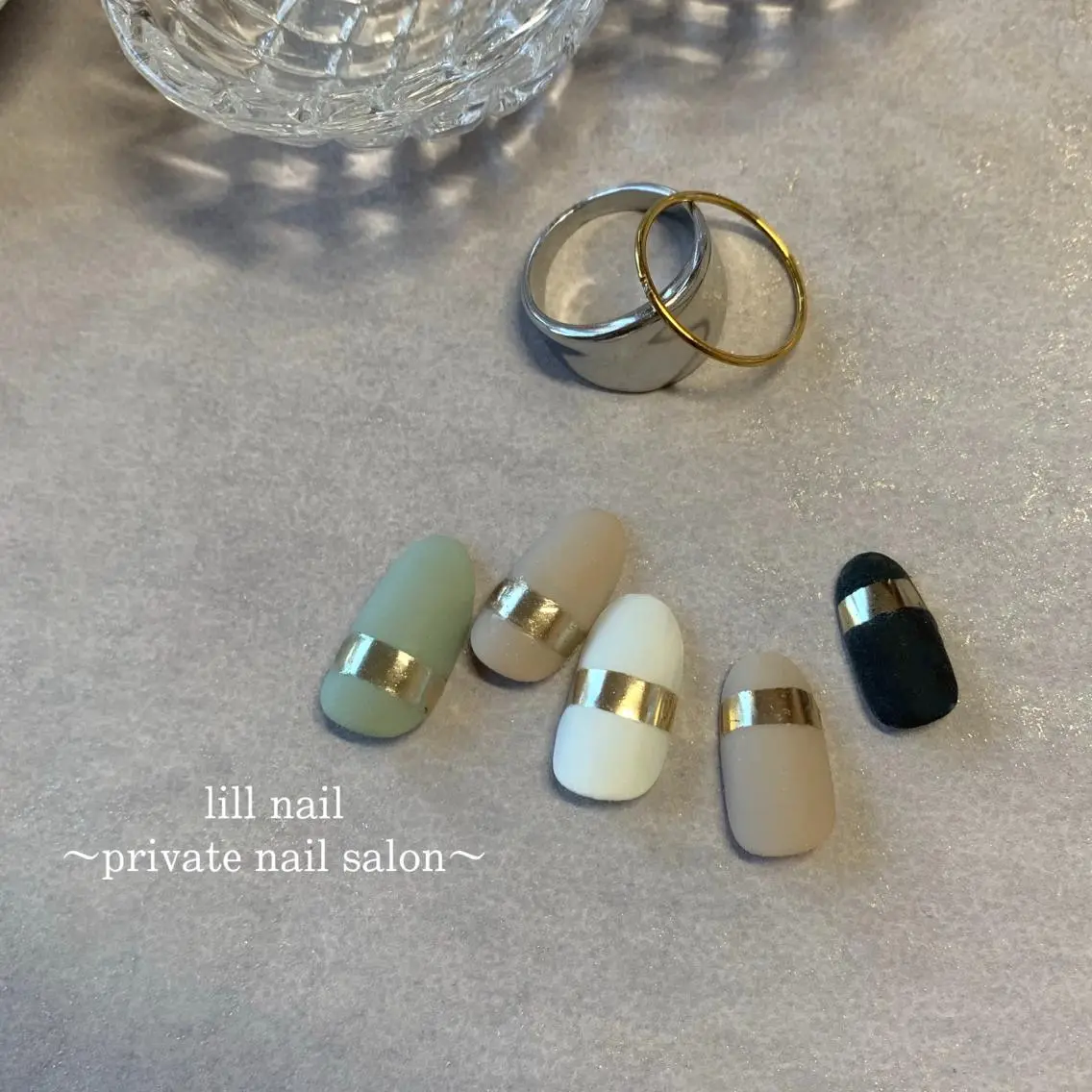 ミディアム pllia beautyのネイルデザイン