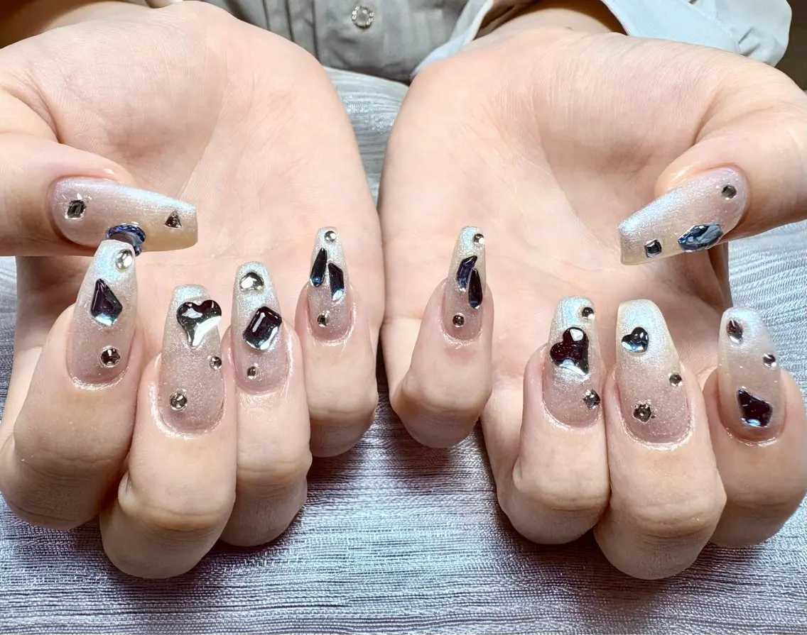 ネイル 持ち込み ハンドネイル dandelion nail北千住のネイルデザイン