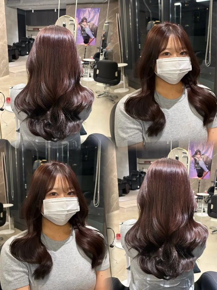 カラー 透明感カラー ラベンダーカラー ヘアカラー 梅田/suzuka 透明感カラー🩰のヘアスタイル