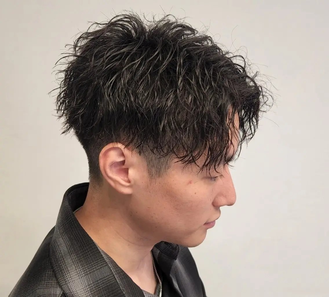 ショート パーマ メンズ 【イケメン風パーマ】 SHOFYのヘアスタイル