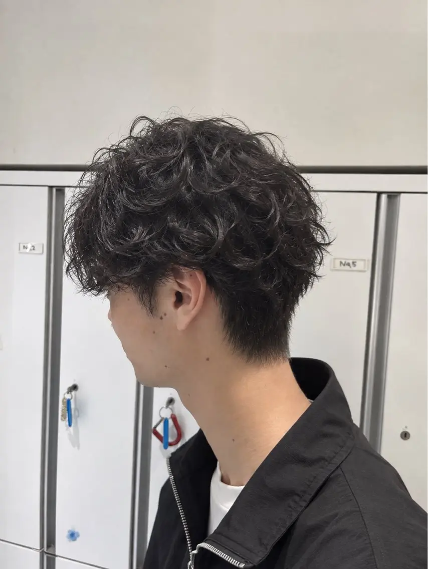 パーマ メンズ パーマ 【モデル様募集🖤】 MIKI//伊勢原のヘアスタイル