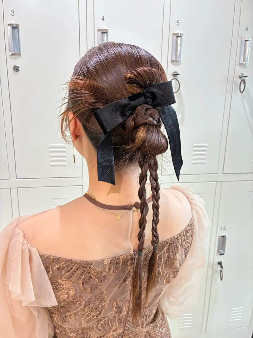 ロング ヘアセット 縮毛矯正/アレンジ FACE。ゆのんのヘアスタイル