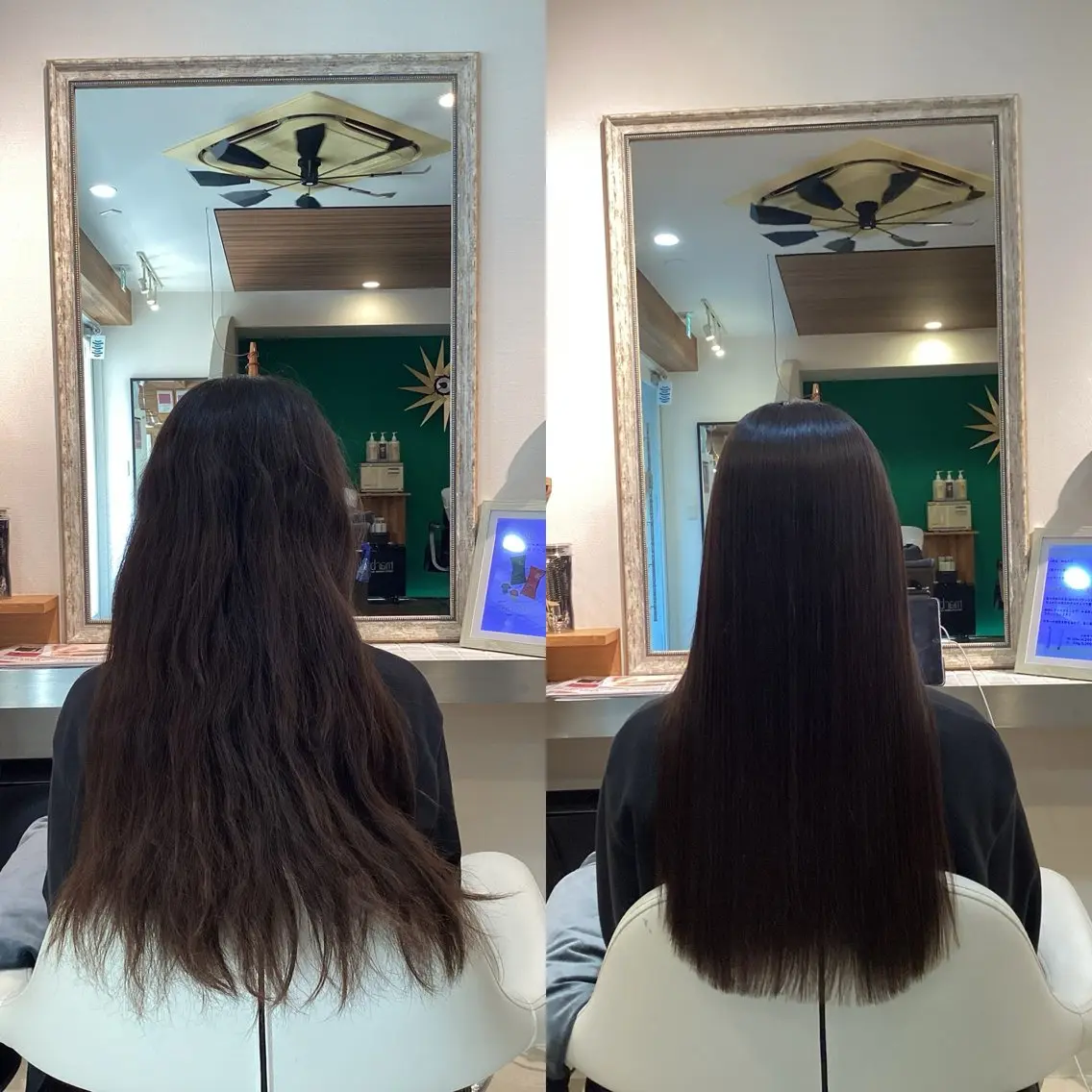 ロング 髪質改善 似合わせカット カット 縮毛矯正 hair bonitaのヘアスタイル
