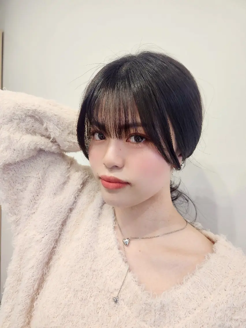ロング 顔周りカット レイヤー/ショート 野口勇真のヘアスタイル