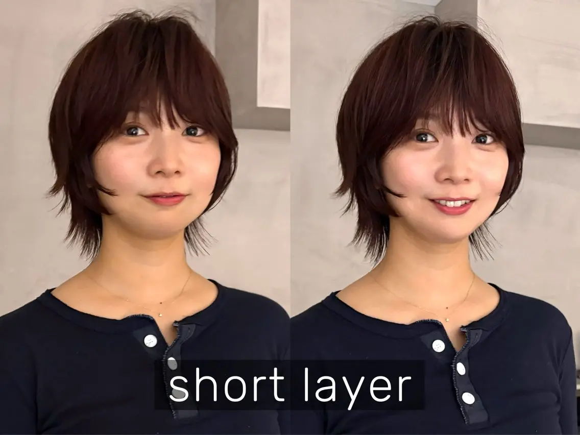 セミロング カラー カット ヘアカラー トリートメント 透明感/レイヤー /ボブ/本田 聖のヘアスタイル