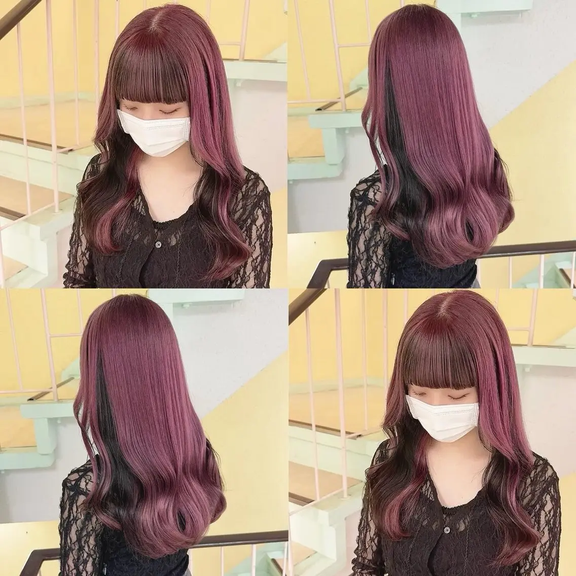 カラー ヘアカラー トリートメント 渋谷:インナーカラー ／🍒エリカ🍒のヘアスタイル