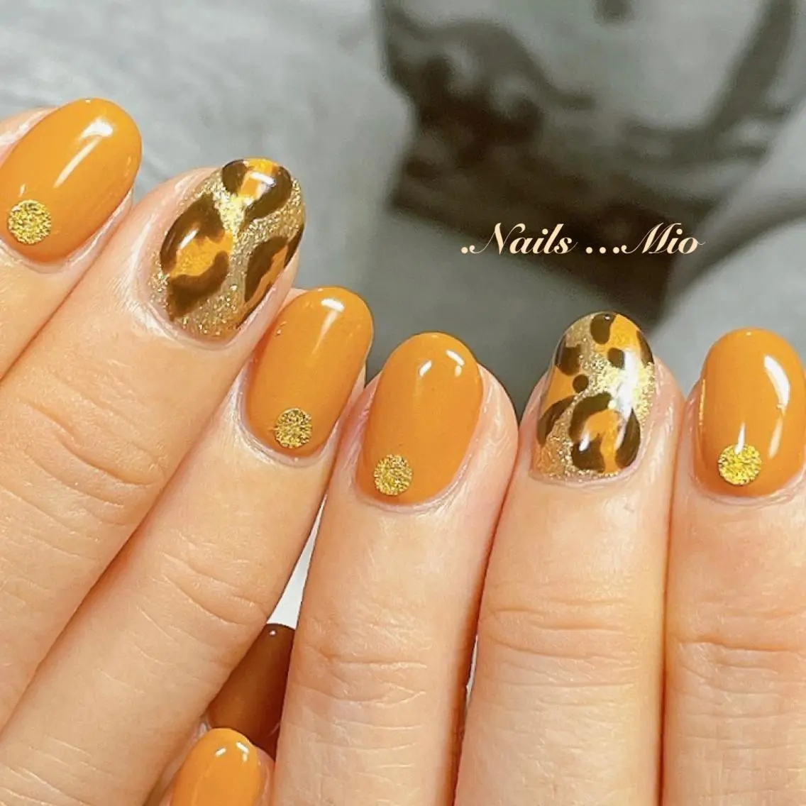 ネイル アニマル柄 冬ネイル .Nails Mio 赤羽西ネイルサロンのネイルデザイン