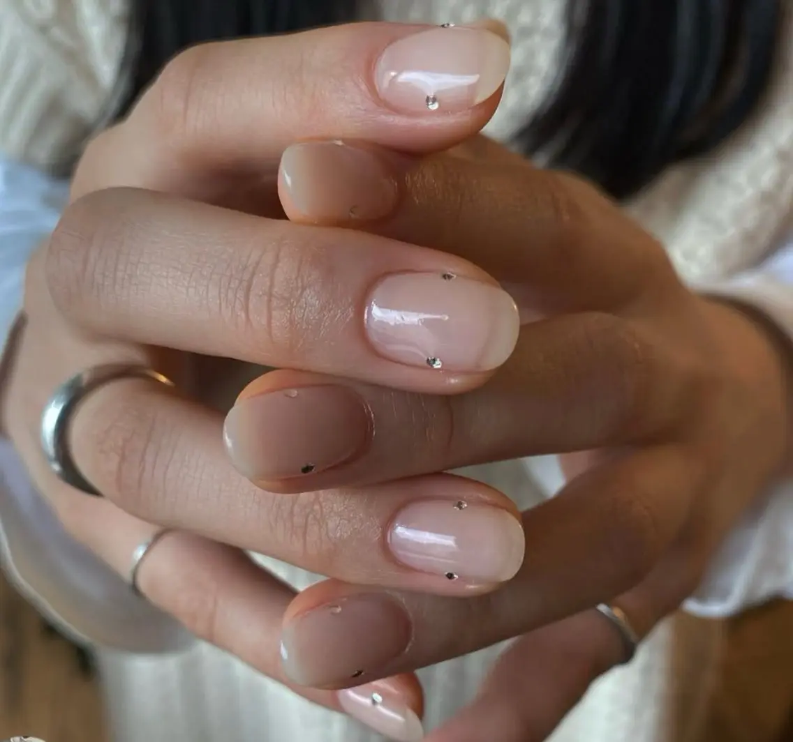 ネイル クリアネイル FRGL nailstudioのネイルデザイン