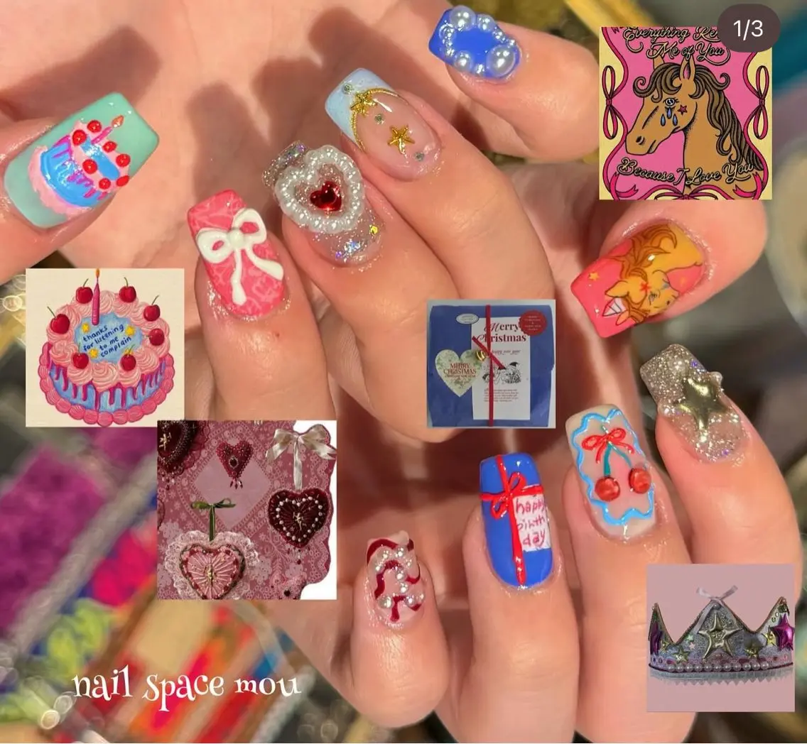 ネイル アートネイル オーロラネイル チークネイル フレンチネイル ガラスフレンチ 🎀🎀YooLi Nail Salonのネイルデザイン