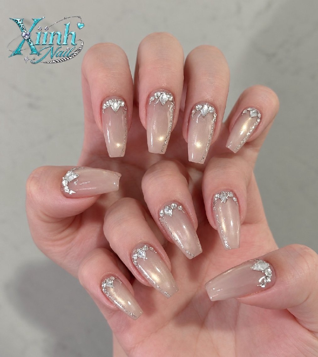 ネイル チークネイル 桜ネイル 長さ出し フットネイル ジェルネイル ハンドネイル XIINHNAIL 船橋店　馬詰ちゃんのネイルデザイン
