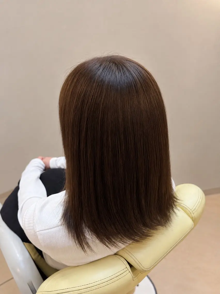 セミロング カラー 田中 翔大のヘアスタイル