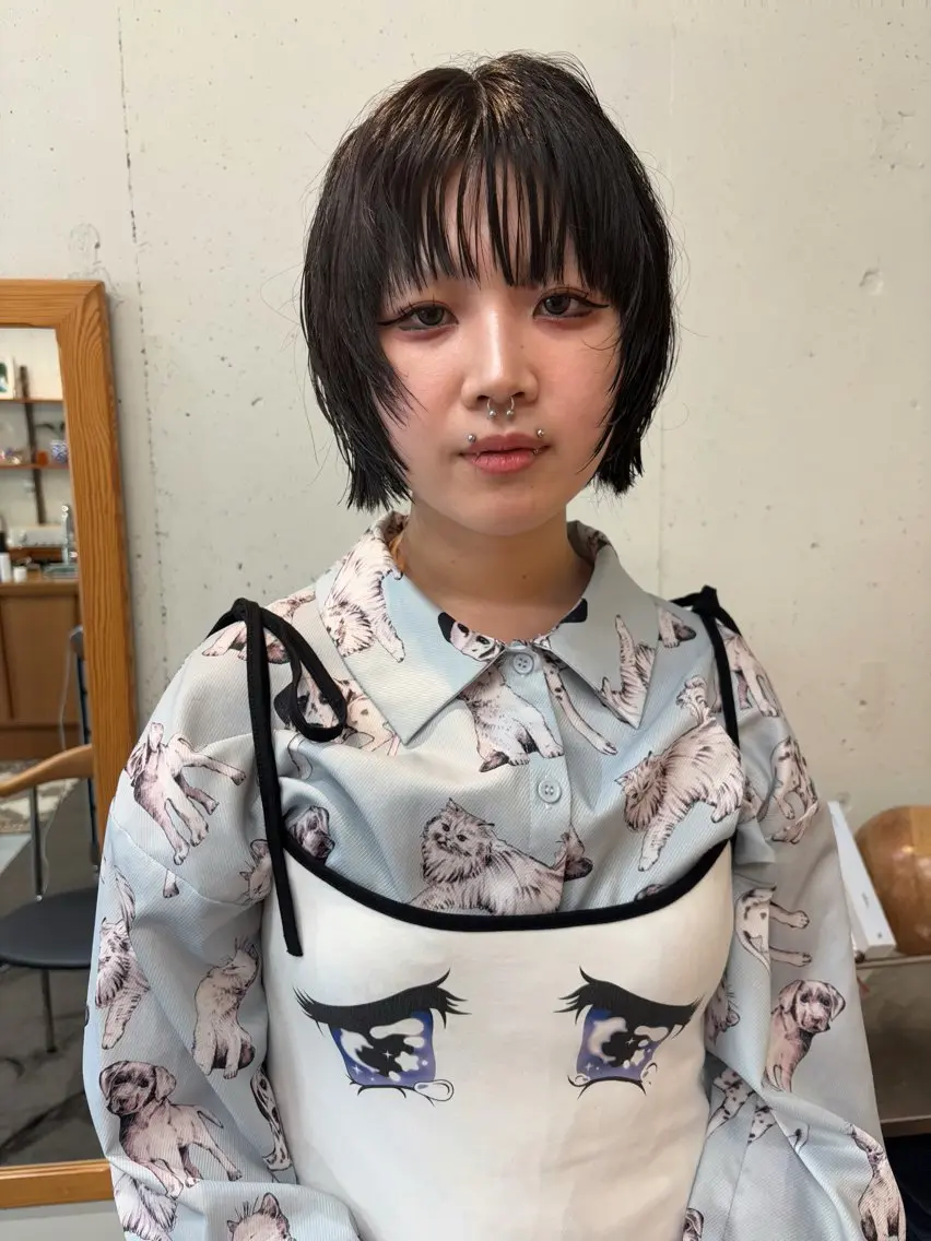 ショート 永田 愛莉のヘアスタイル
