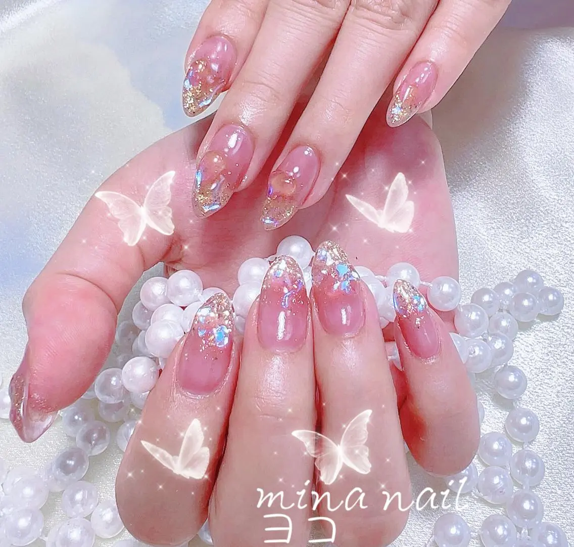 ネイル 🎀まゆ 🪽🐾のネイルデザイン