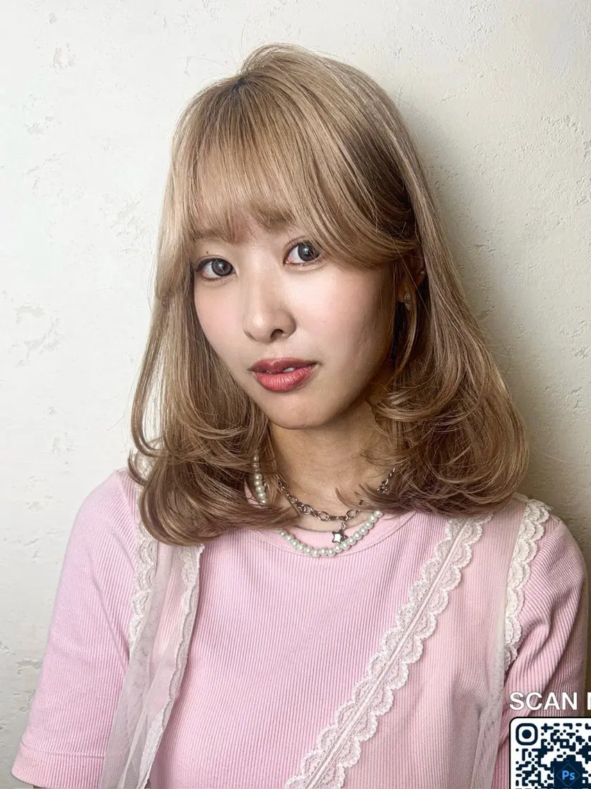 ミディアム ボブ&寒色🎐ᩚ 短髪 COCOROのヘアスタイル