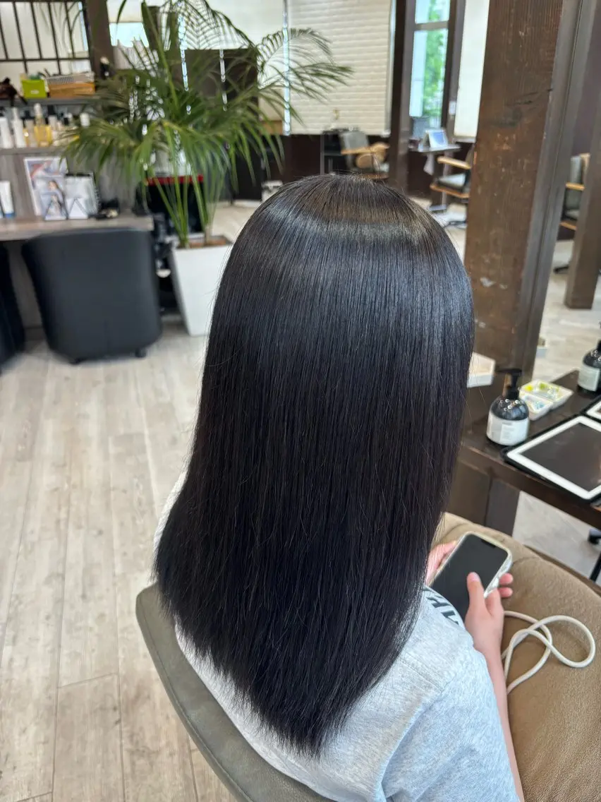ミディアム ヘアカラー 縮毛矯正 【モデル様募集中】 渡邊 マサキのヘアスタイル