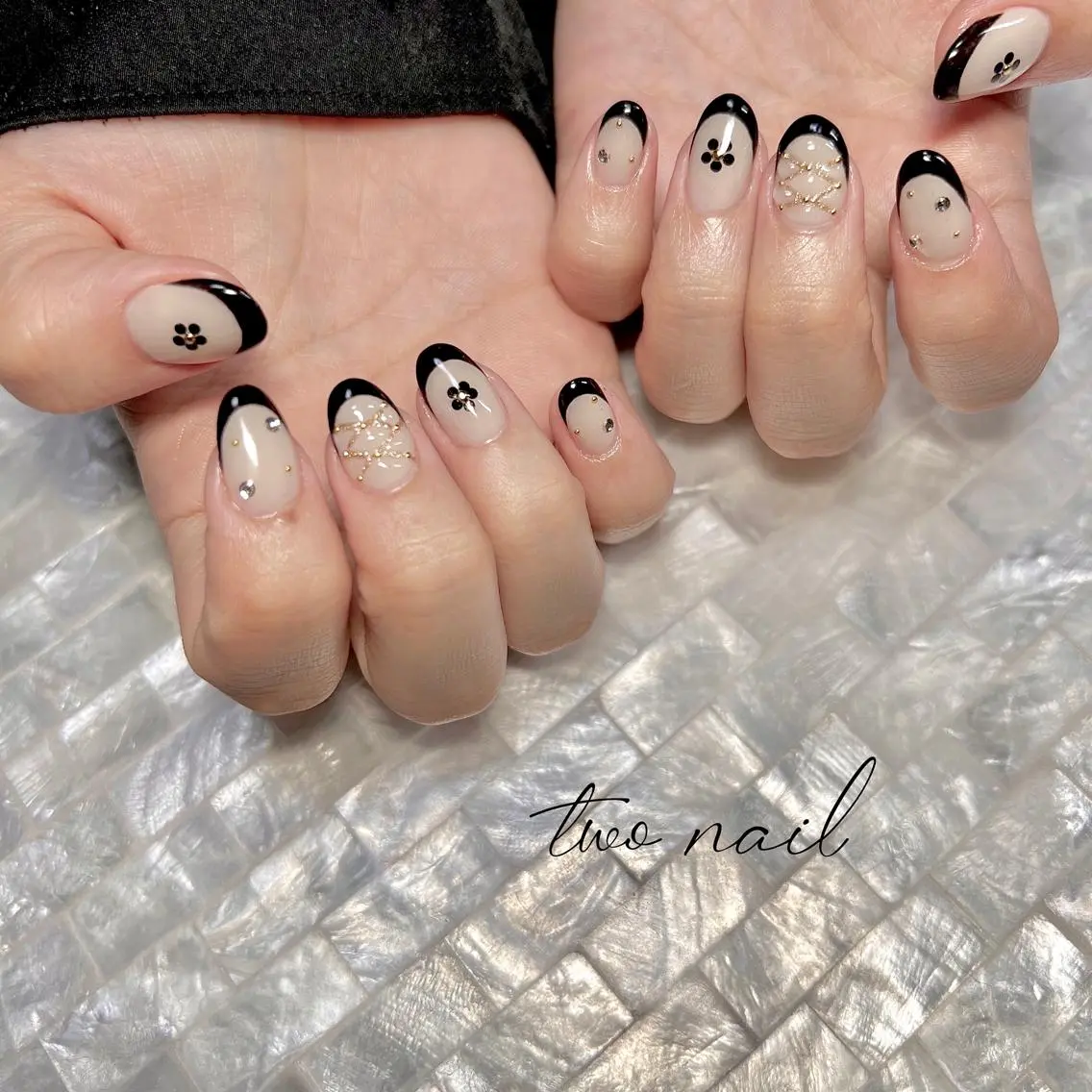 ネイル アートネイル フットネイル ハート ニュアンスネイル オフィスネイル two nailのネイルデザイン