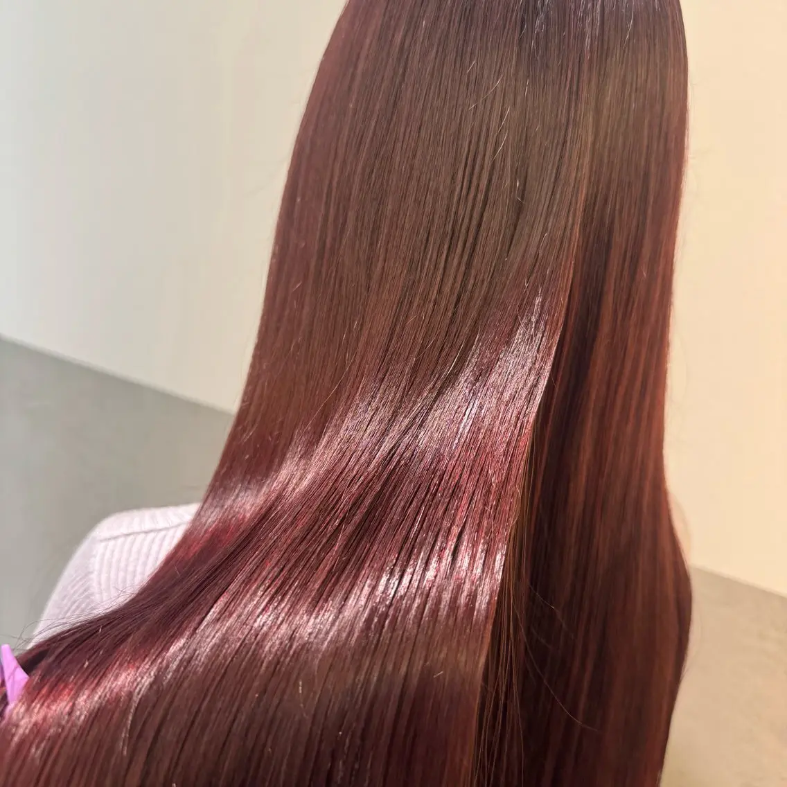 ロング カラー カシス トリートメント 【似合わせカラー・ 髪質改善】松崎萌香のヘアスタイル