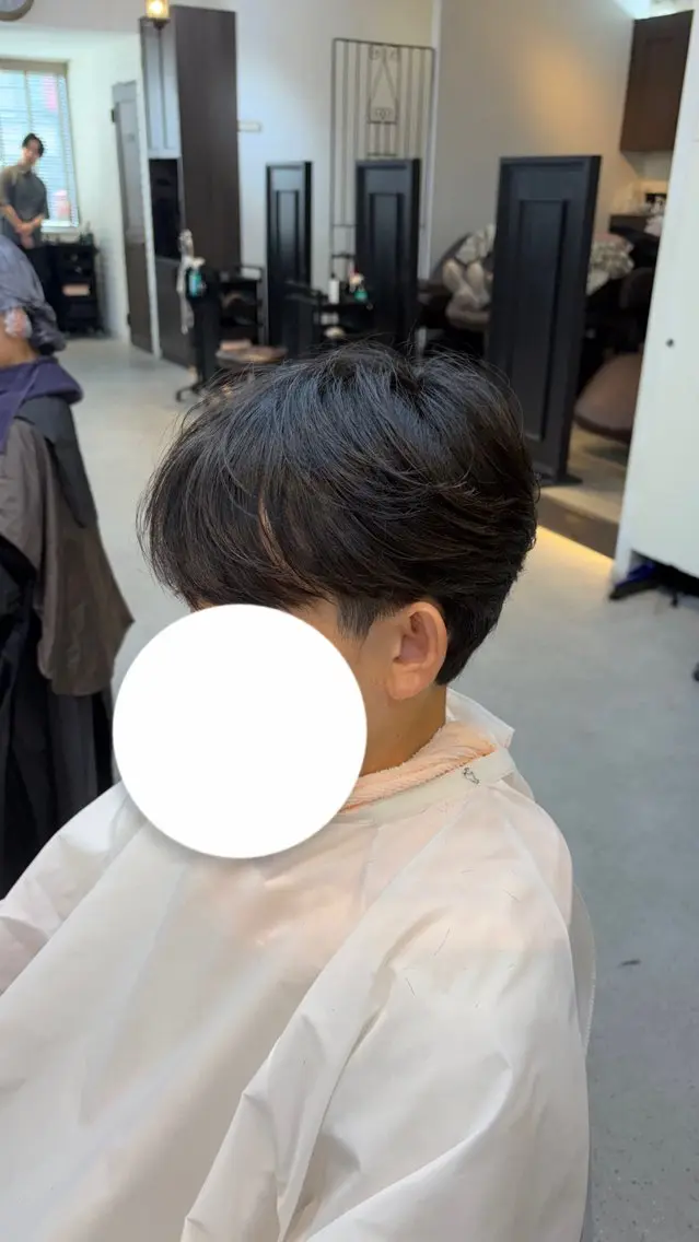 メンズ カット 加茂野 緑のヘアスタイル