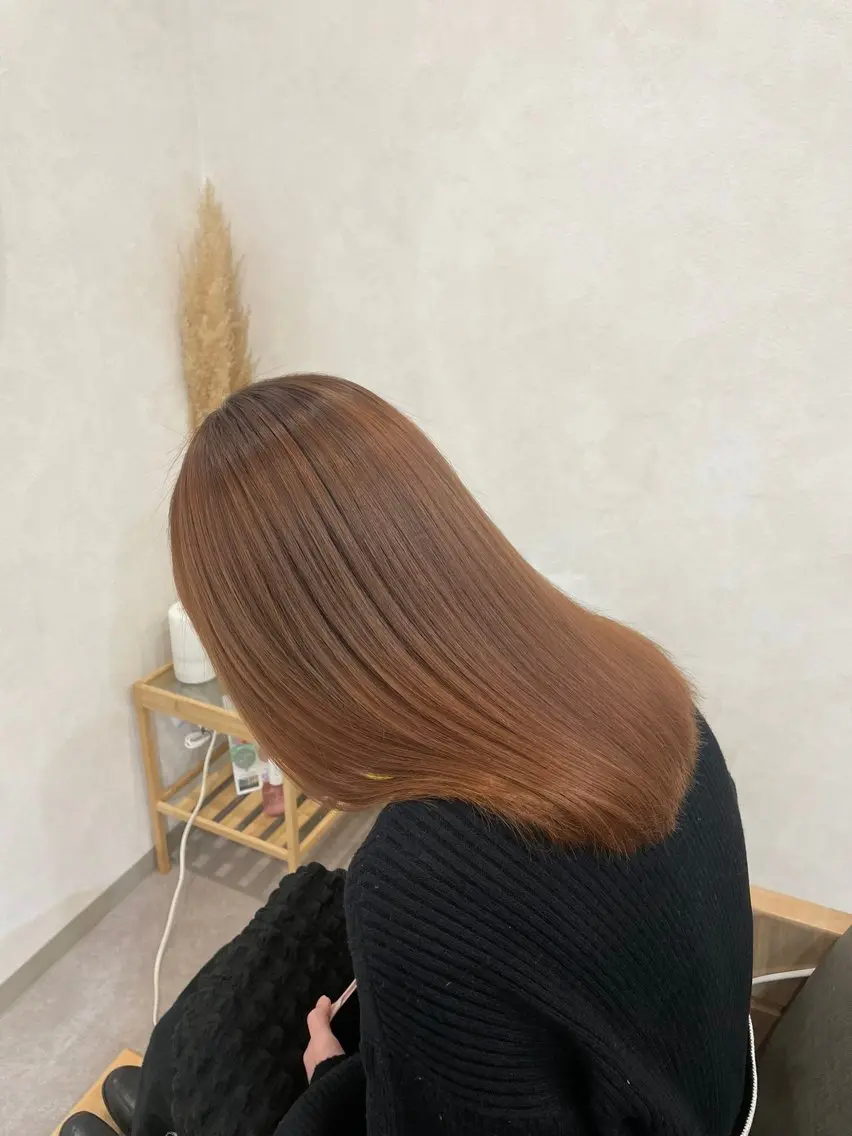 質感ストレート➕補修トリートメント✨の写真