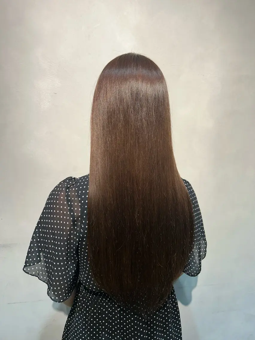 ロング カラー ブラウンカラー 透明感カラー マロンブラウン カット ヘアカラー トリートメント 渋谷/トレンドヘア 🦋‎🤍ふうかのヘアスタイル