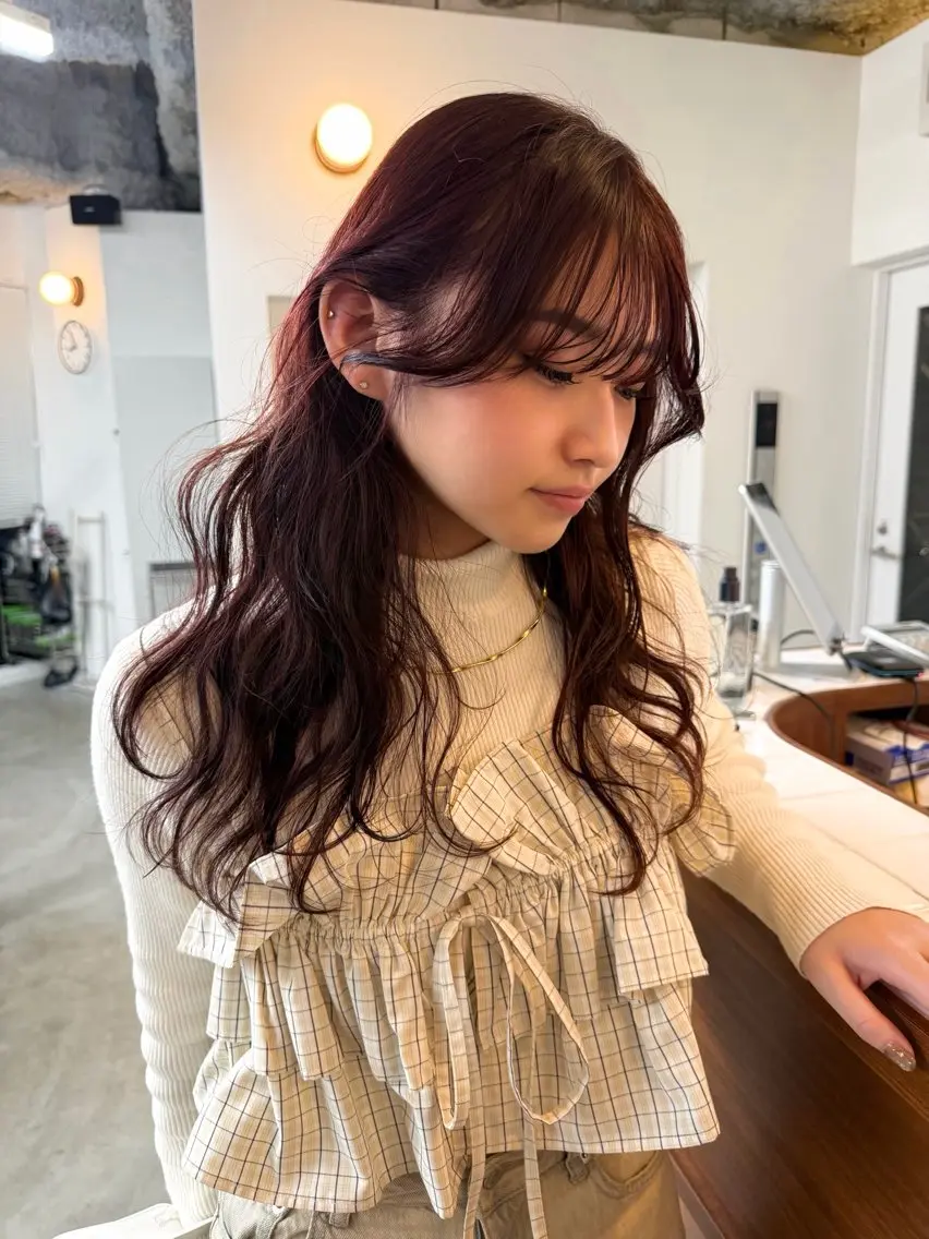 ロング ヘアカラー 大阪梅田/ イマムラミヅキのヘアスタイル