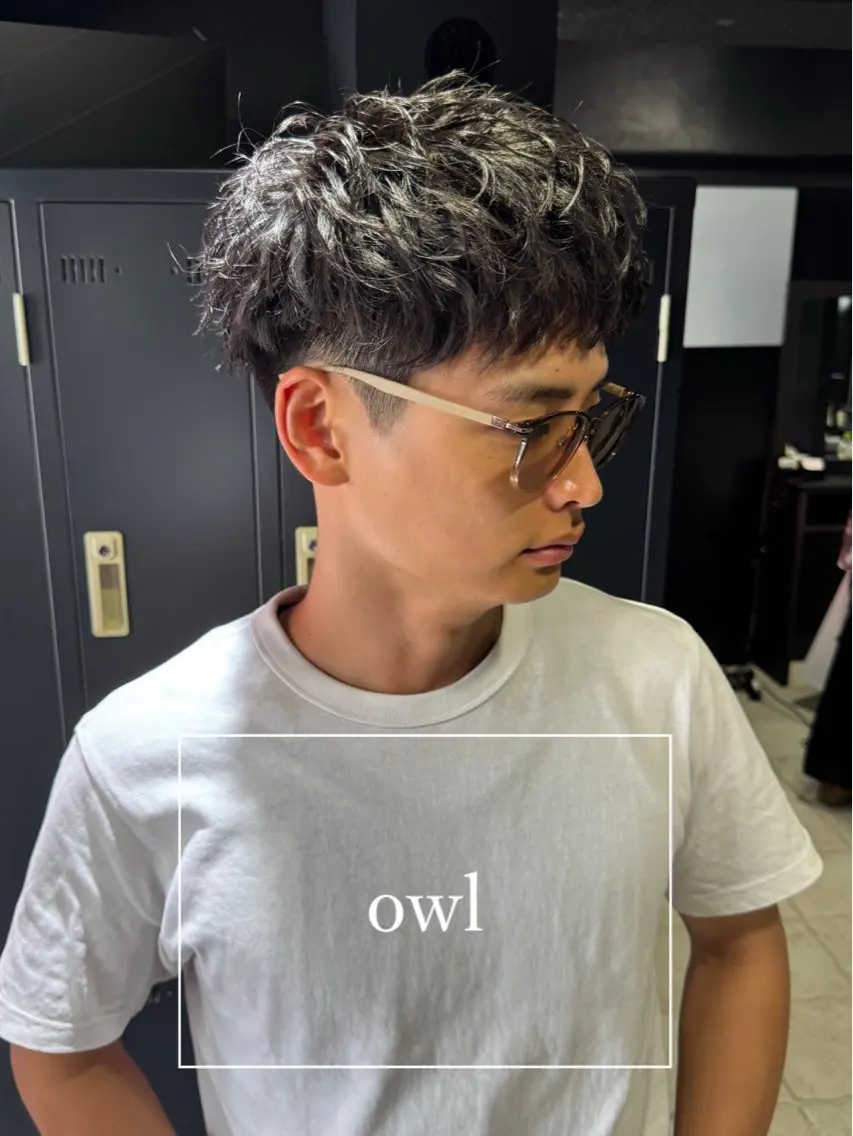 ショート ヘアアレンジ メンズ メンズパーマ スパイキーショート ショートヘア カット メンズ専門 美容師✨ アメ村 堀江颯瑛のヘアスタイル