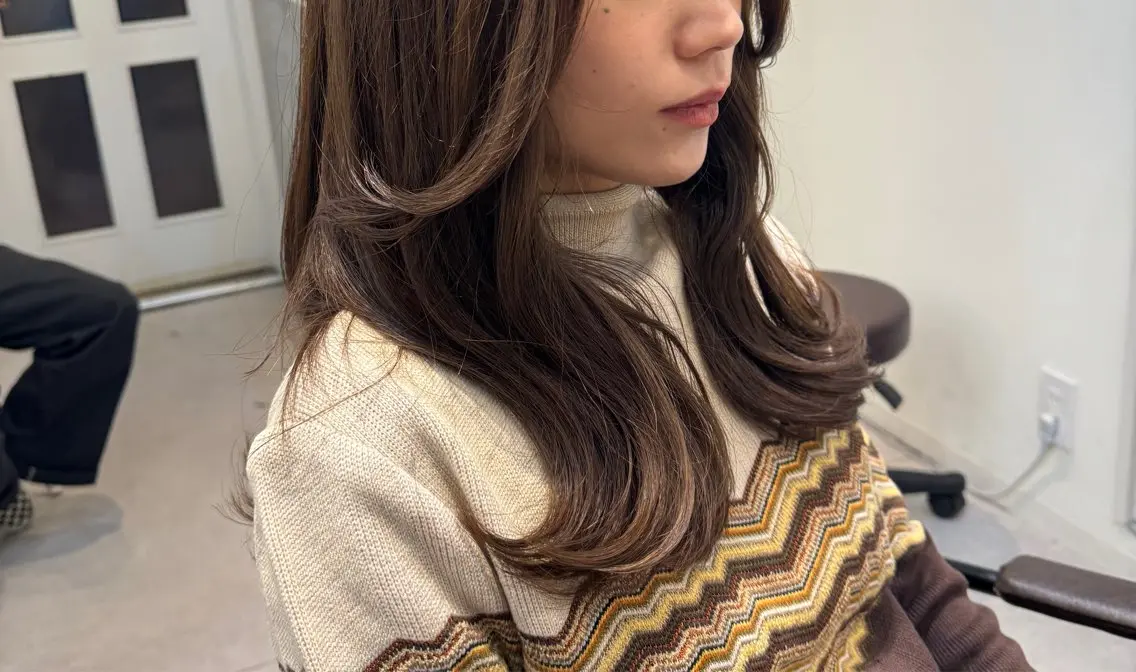 ロング くびれヘア 韓国風ヘア 似合う髪型が 分からない方へのヘアスタイル