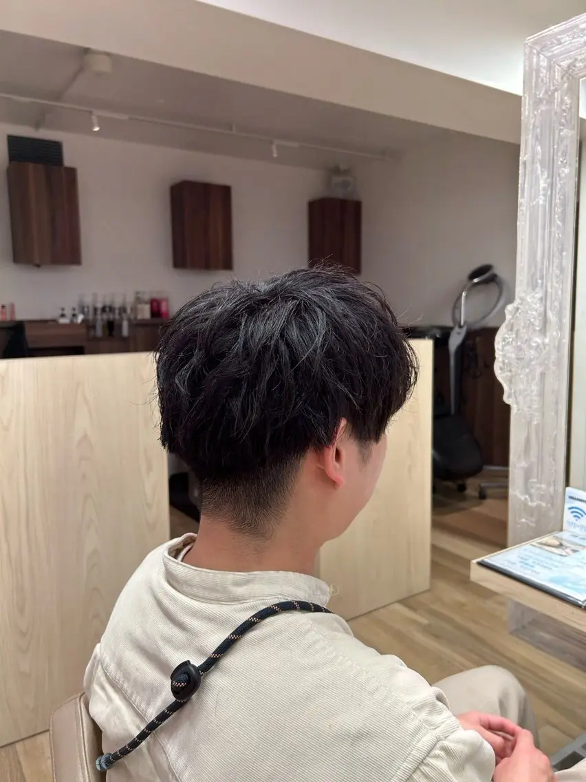 カラー パーマ メンズ カット トリートメント 渡辺 大輝 メンズパーマのヘアスタイル