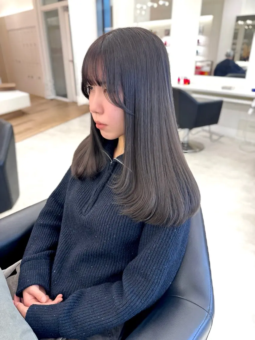 ロング カラー カット ヘアカラー ♡ParveMix NANO♡のヘアスタイル