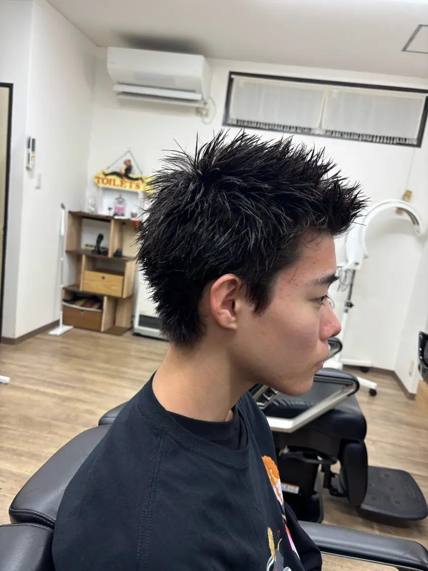 ショート メンズ パーマ特化美容師 ナガイのヘアスタイル