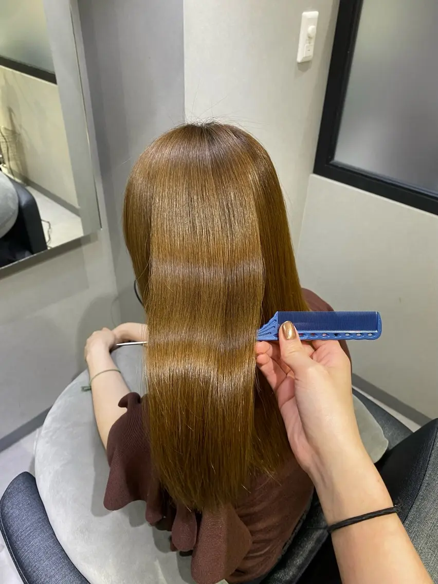 ロング トリートメント 酸熱トリートメント ヘアカラー トリートメント 🫧髪質改善 🌼きさき🌼のヘアスタイル