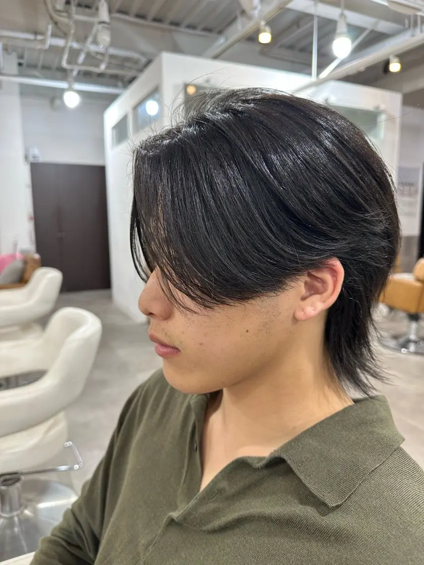 メンズ カット 我満 宏映のヘアスタイル