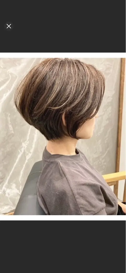 【40.50代女性限定！】似合わせカット✨✨👍🏻（ショート）の写真