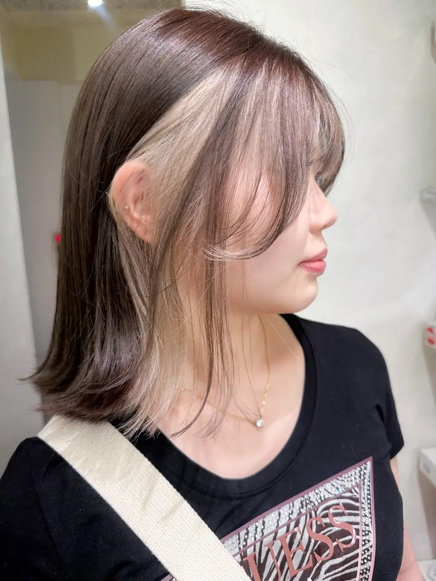 【カット＋インナーカラー】‼みんな大好きカット＋インナーカラー（ケアブリーチ込）¥17900→¥9900の写真
