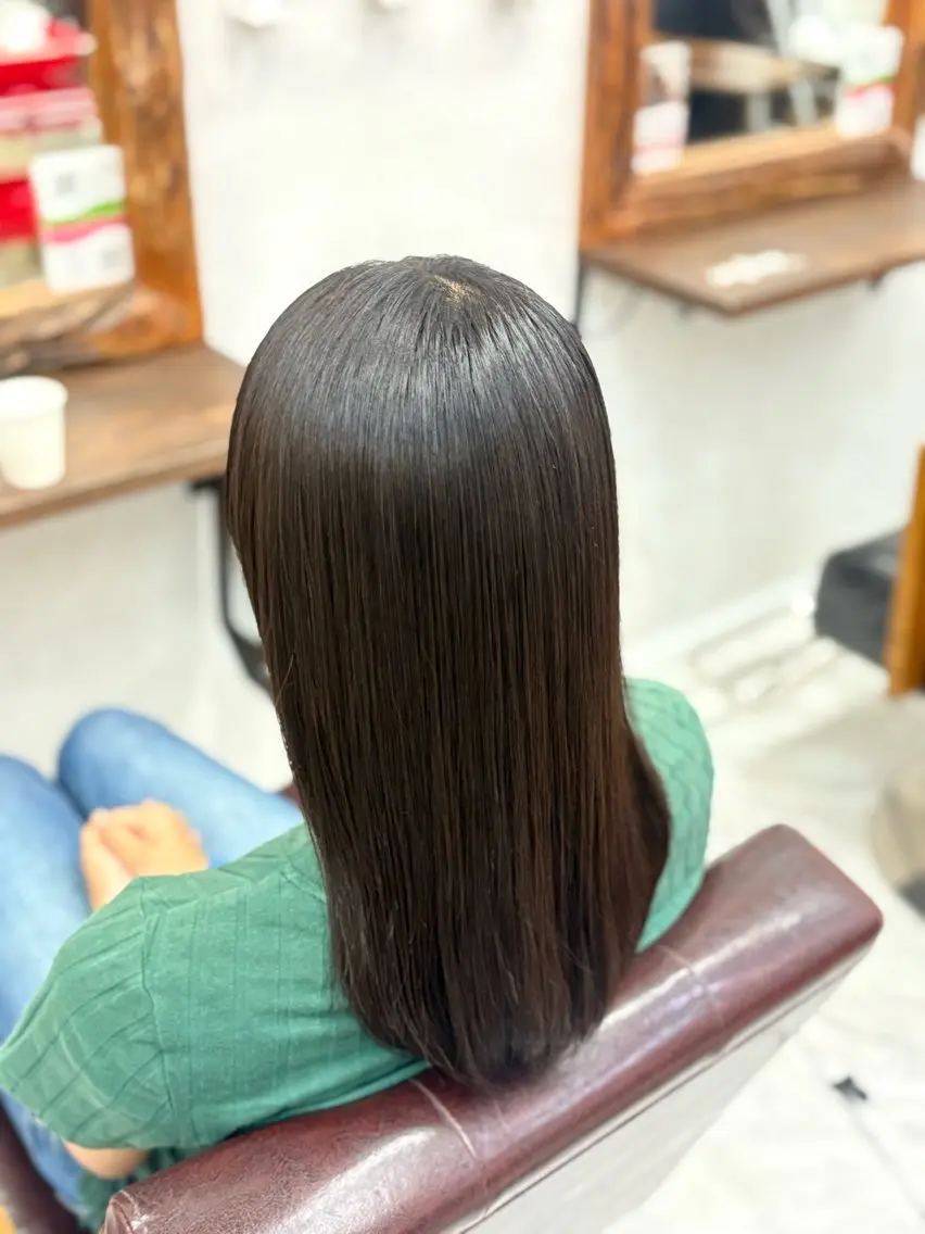 セミロング 戸上 菜々美のヘアスタイル