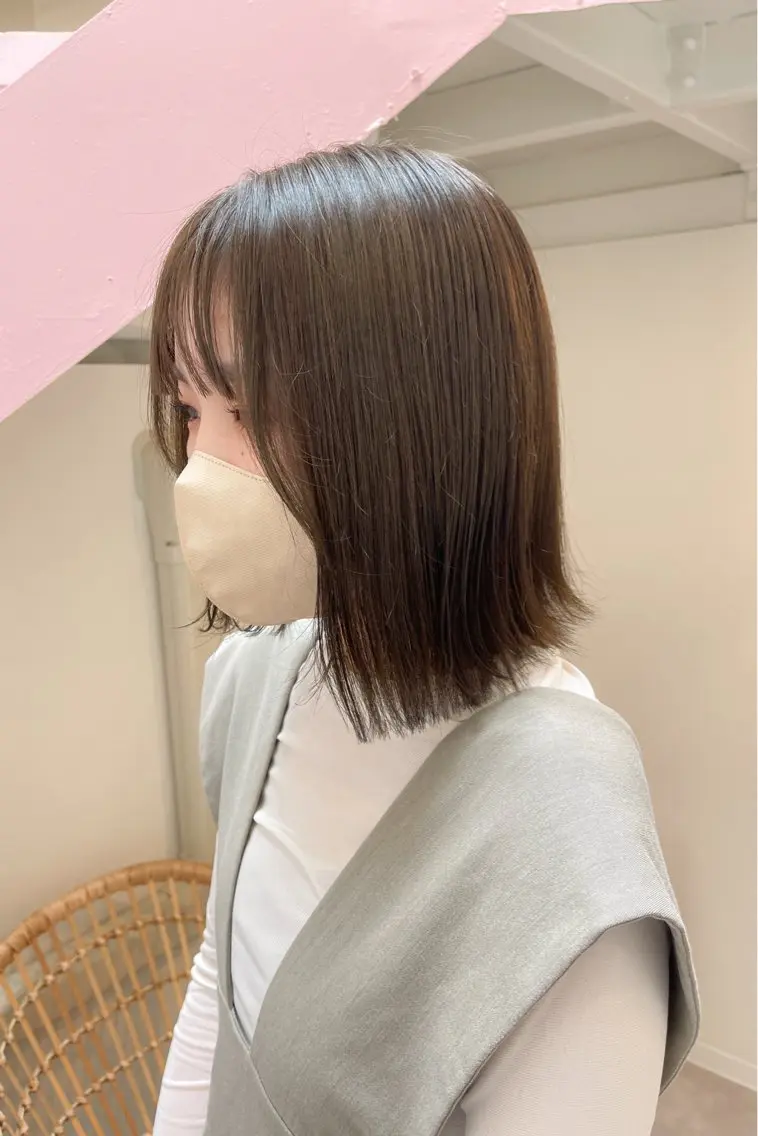 『kyon特別クーポン🩵』40%off 似合わせカット+ナチュラルストレート¥14980の写真