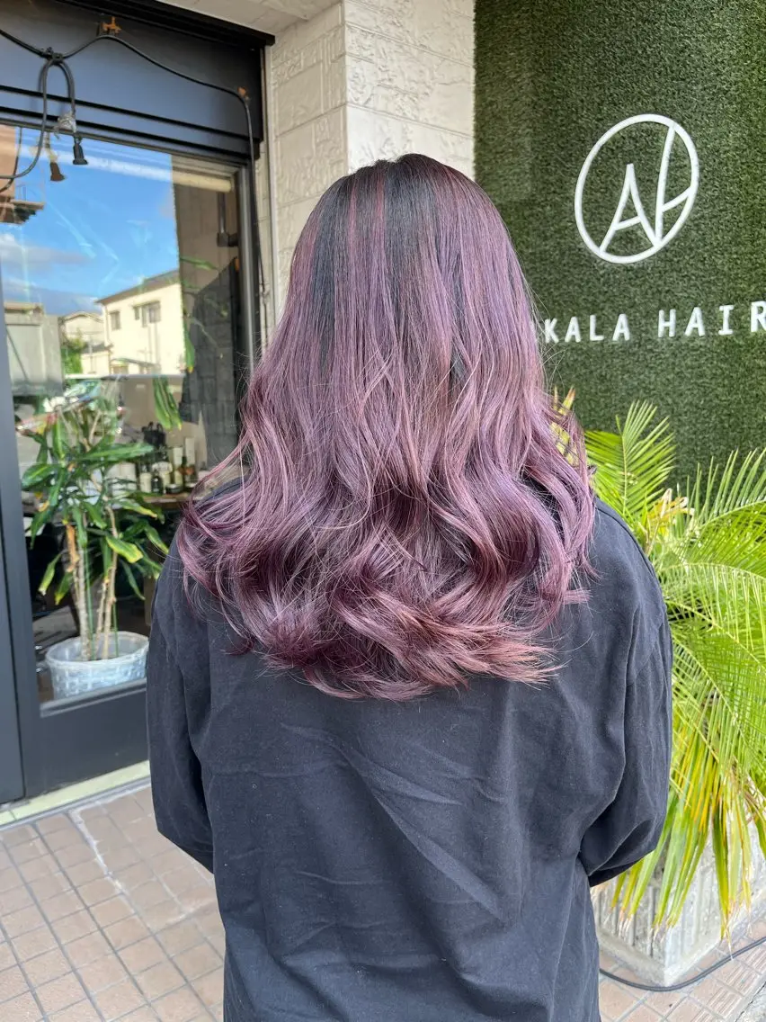 ロング カラー カット ヘアカラー トリートメント AKALA HAIR 西宮店 Juriのヘアスタイル