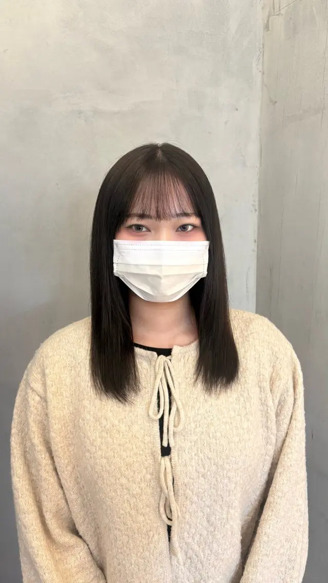 ロング mio🐶💗カット /艶カラー/矯正のヘアスタイル