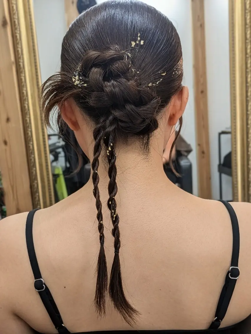 ヘアセットの写真