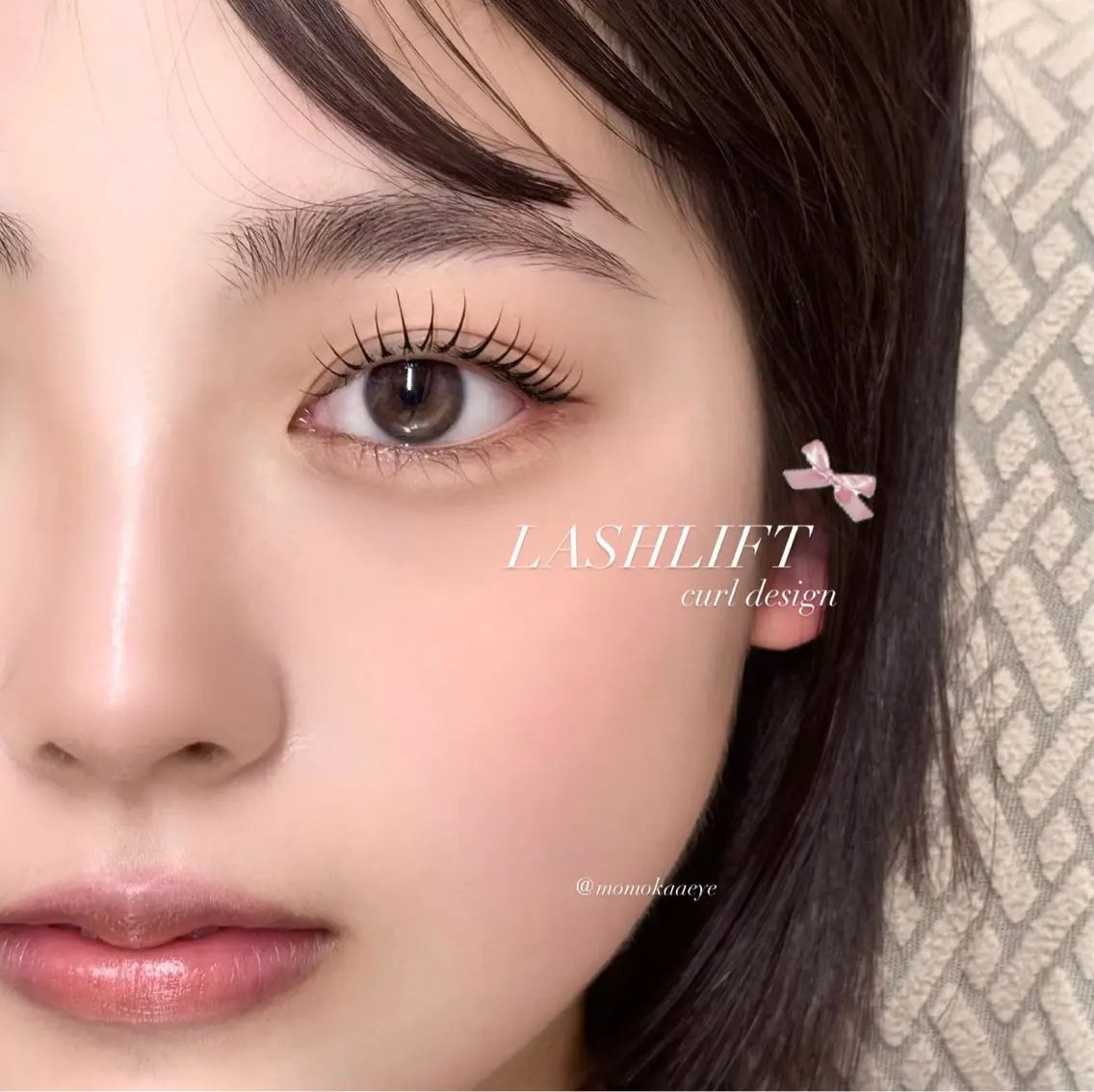 マツエク・マツパ ＭＯＭＯＫＡ .のマツエク・マツパデザイン