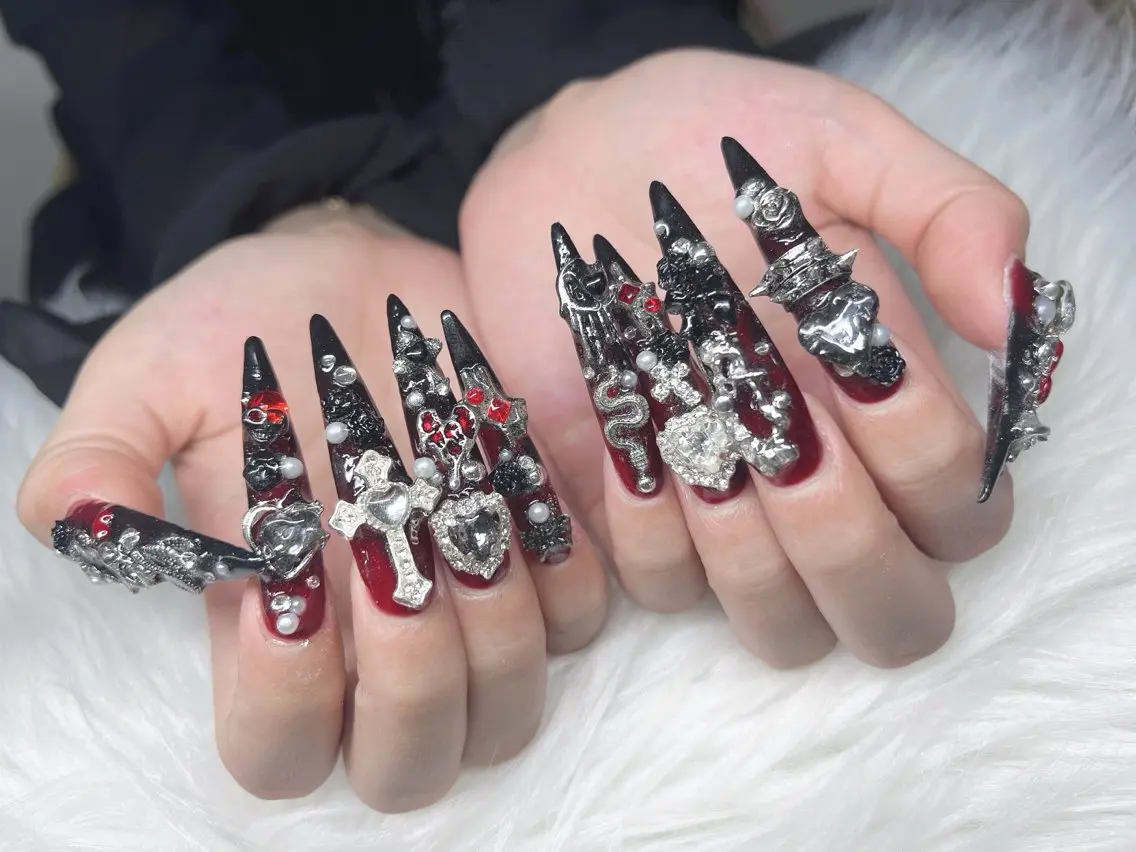 ネイル ハンドネイル Lee Nails チップ長さだし専門店のネイルデザイン