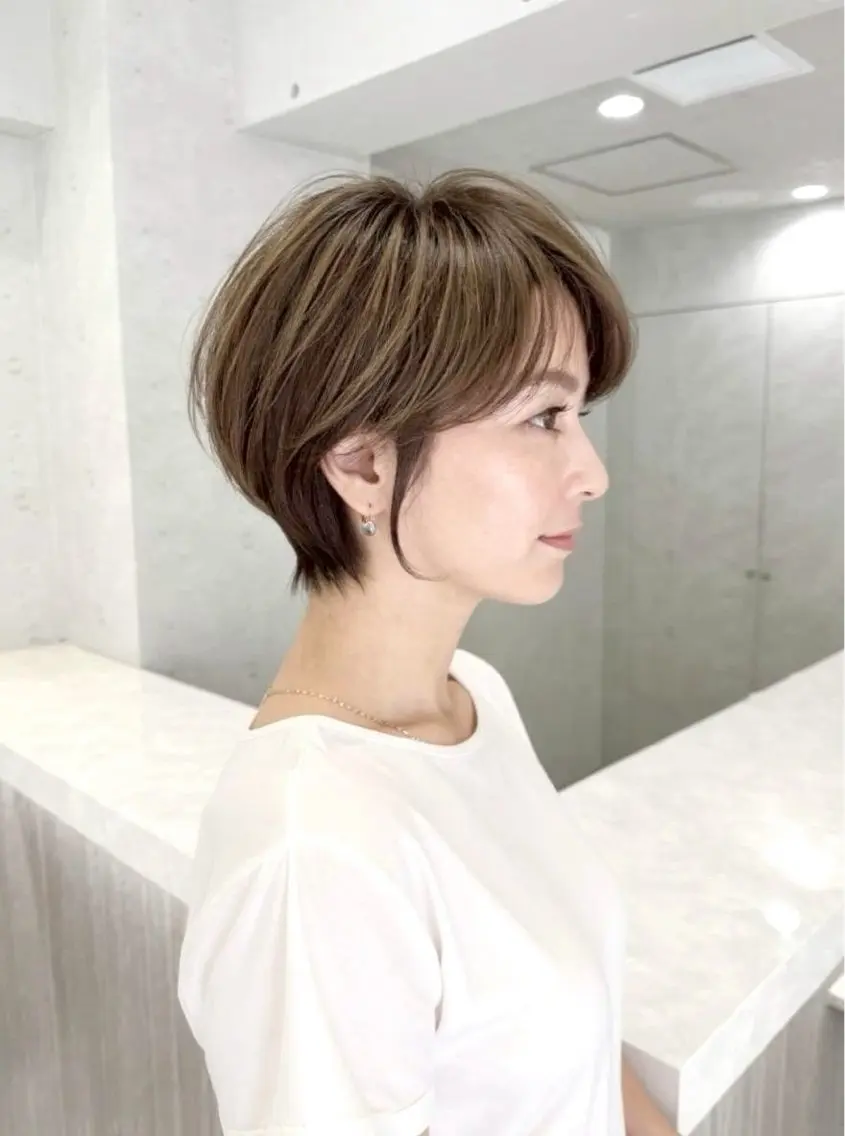 ショート 佐藤優晟/カラー/ 癖毛ショート/表参道のヘアスタイル