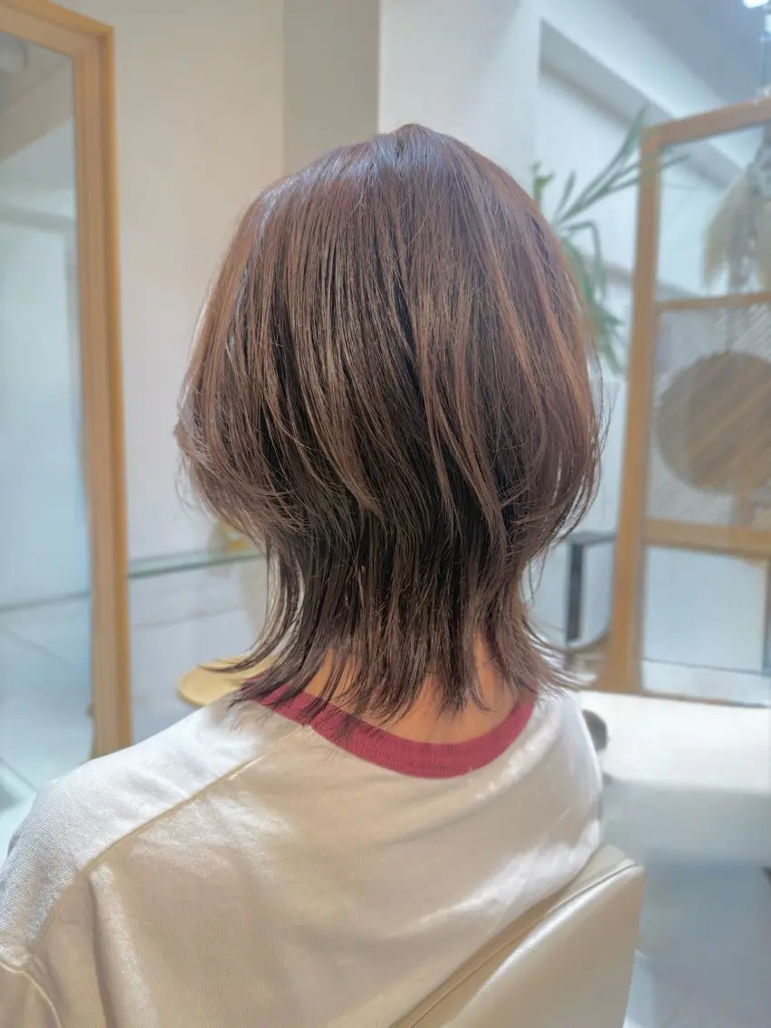 ショート カラー ヘアカラー 安永 涼のヘアスタイル