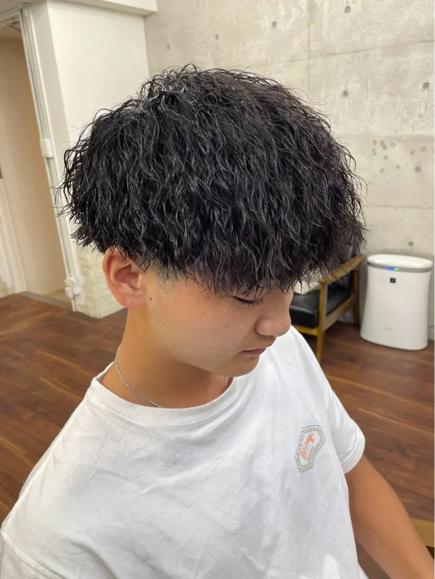※平日限定【メンズ】✂︎カット&パーマの写真